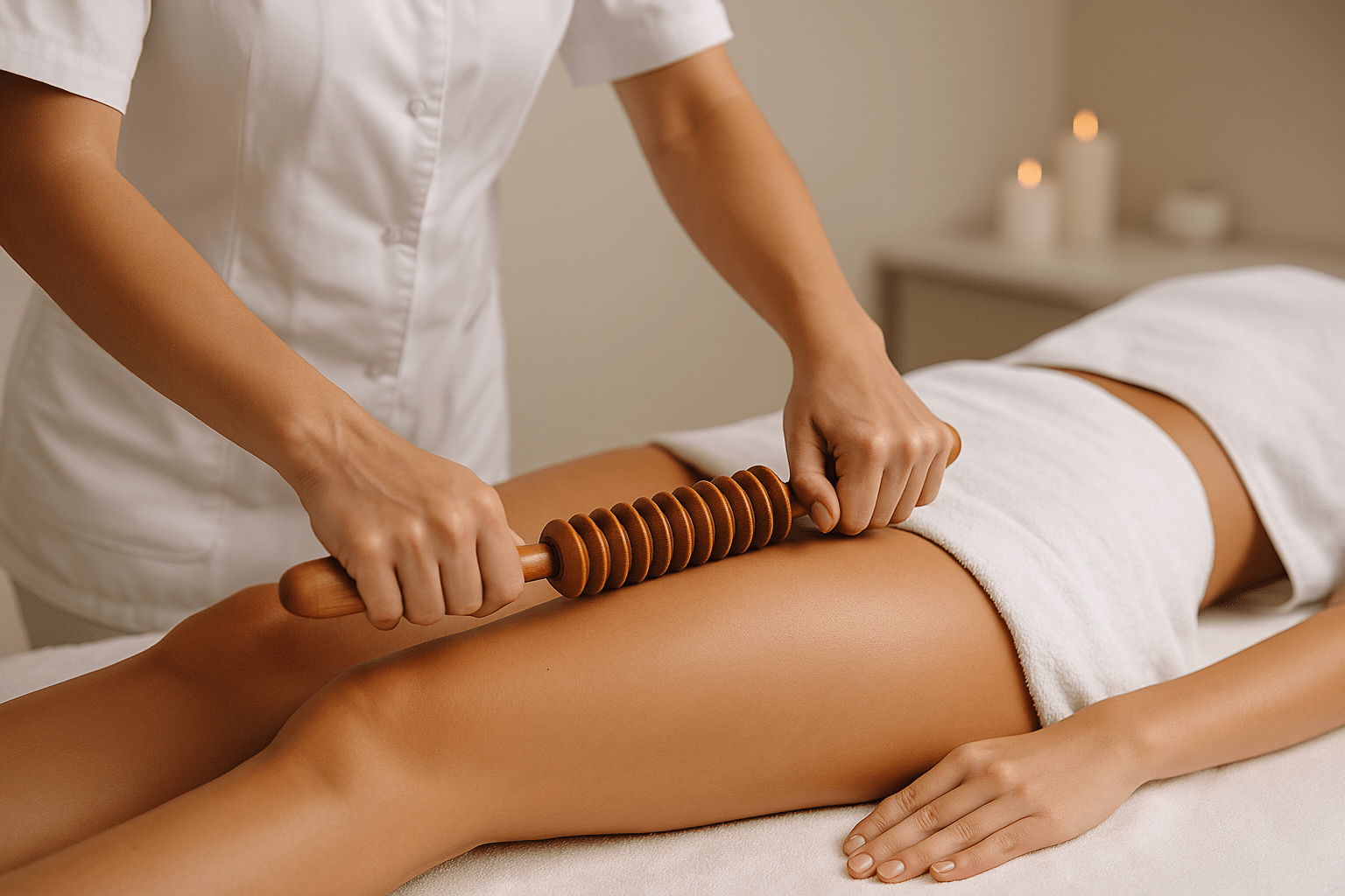 Maderoterapija učinki - masaža za oblikovanje telesa